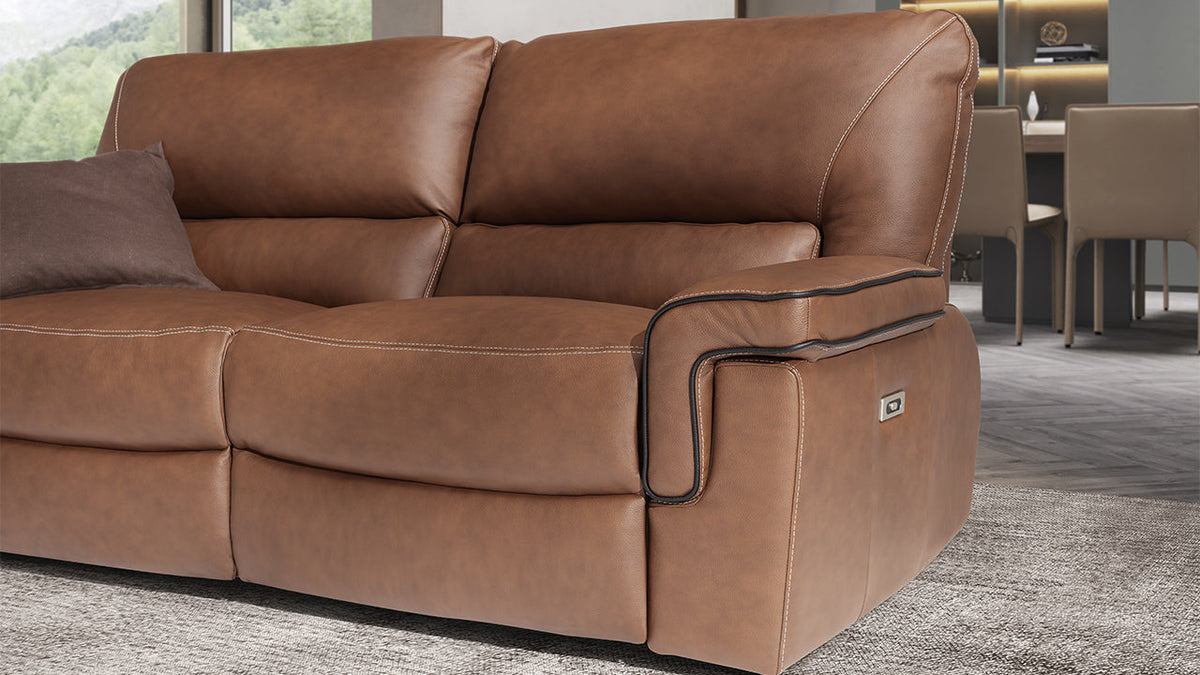 Legacy Italian Leather Sofa & Corner Collection, Static, Manual or Electric