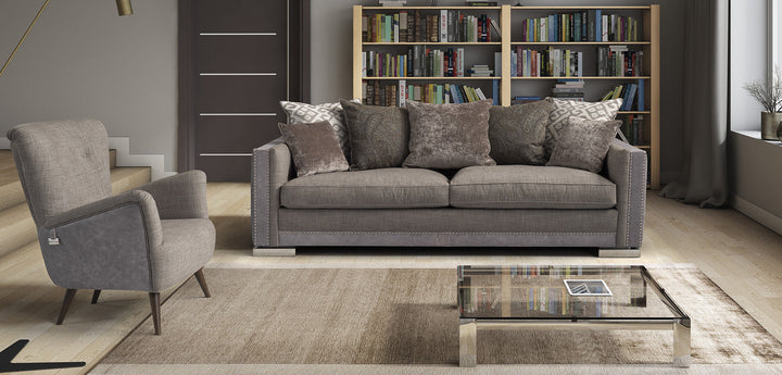 Paddington Classic Fabric Sofa Collection with Removable Cushions | Newtrend Concepts Italia