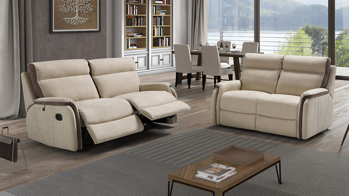 Fox Compact Italian Leather Recliner Sofa with Lift and Rise Chair | Newtrend Concepts Italia