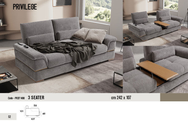 Privilege Leather Sofa Collection | Newtrend Concepts Italia