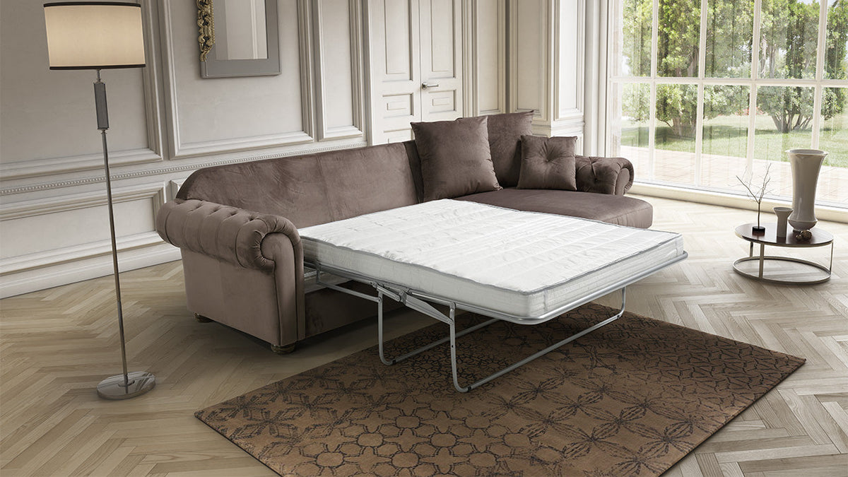 Tomas Leather Sofa Bed & Storage Chaise Collection