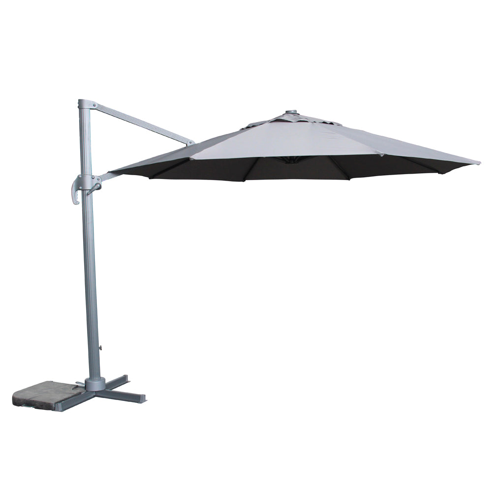 Rattan Round Roma parasol