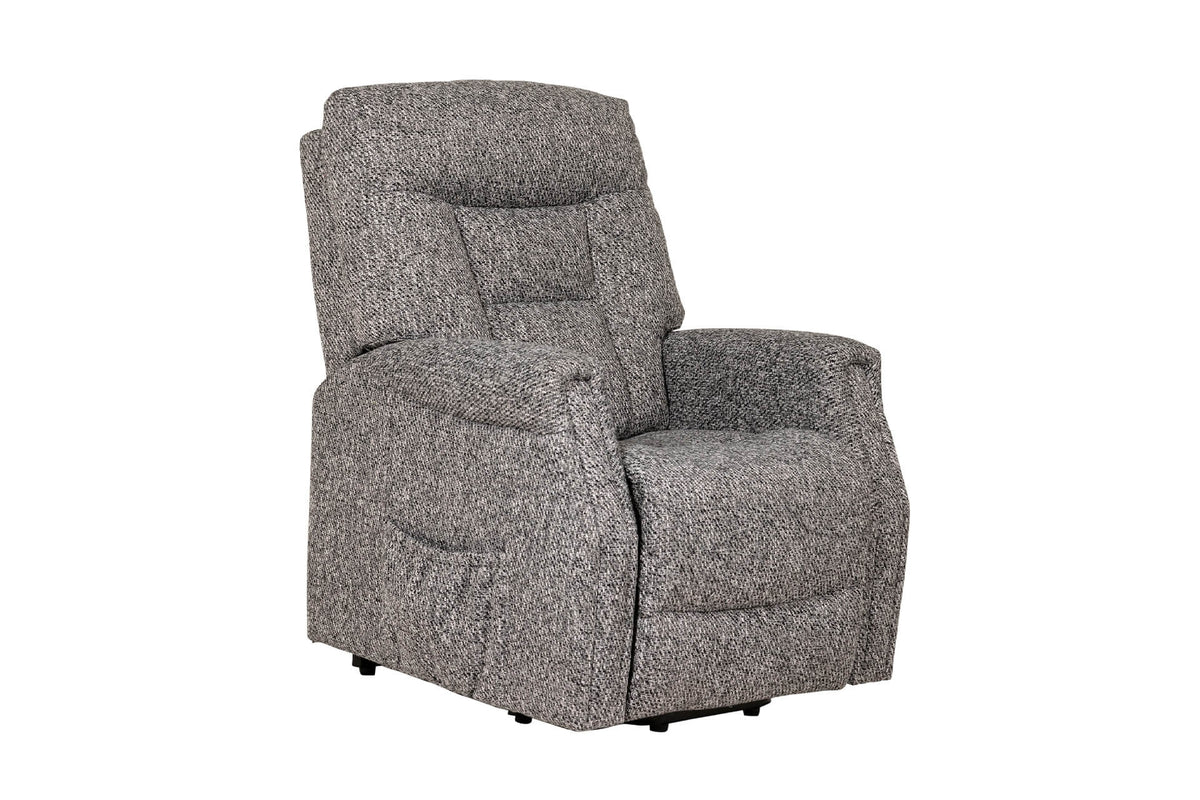 Prescot Fabric Dual Motor Lift and Rise Recliner Chair with Tilt