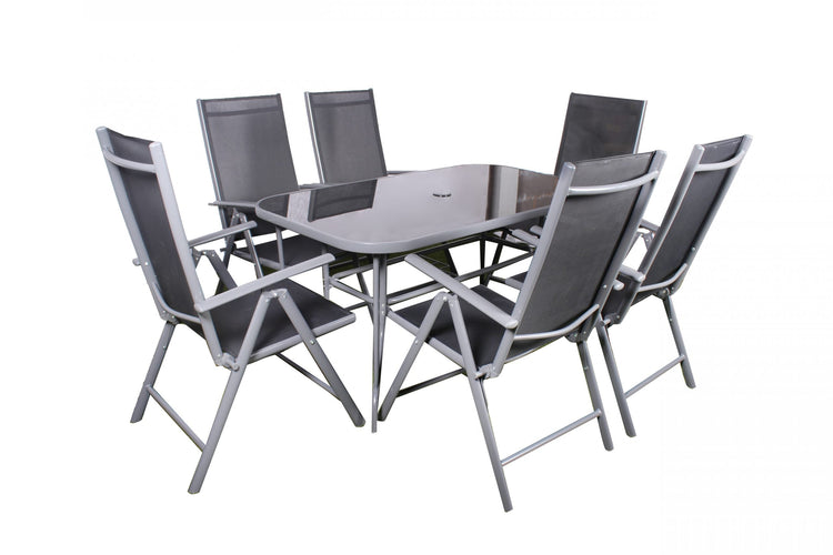 Rio 6 Seater Recliner Dining Set | AMIR | RIO-03