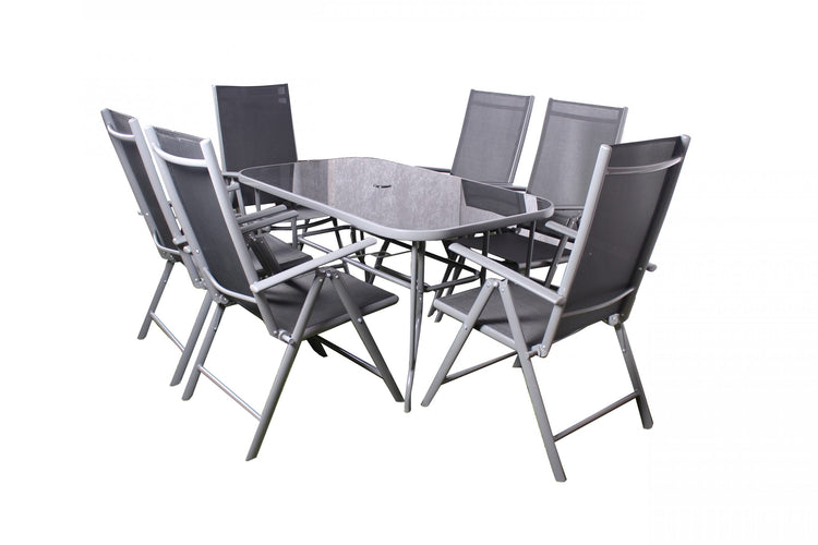 Rio 6 Seater Recliner Dining Set | AMIR | RIO-03