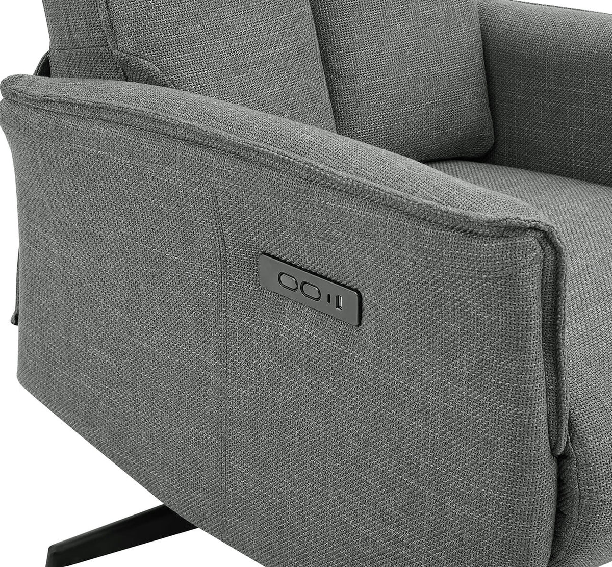 Riya Electric Reclining Swivel Accent Chair with USB and Battery Pack