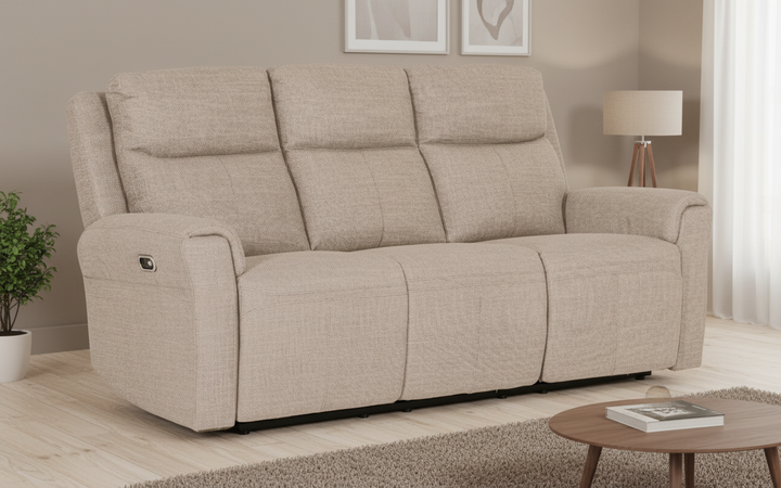 Russo Fabric Electric Recliner Sofa & Corner Collection with USB | VIDA Living