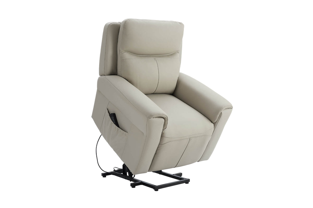 Russo Leather Dual Motor Lift and Rise Recliner Chair