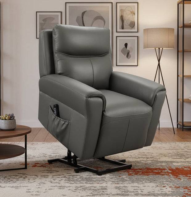 Russo Leather Dual Motor Lift and Rise Recliner Chair