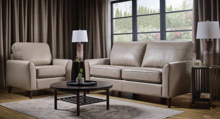 Olivia Leather Sofa Collection with Coil Sprung Seats | Buoyant Upholstery