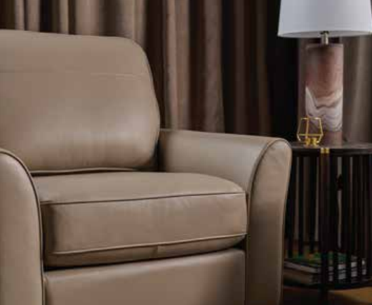 Olivia Leather Sofa Collection with Coil Sprung Seats