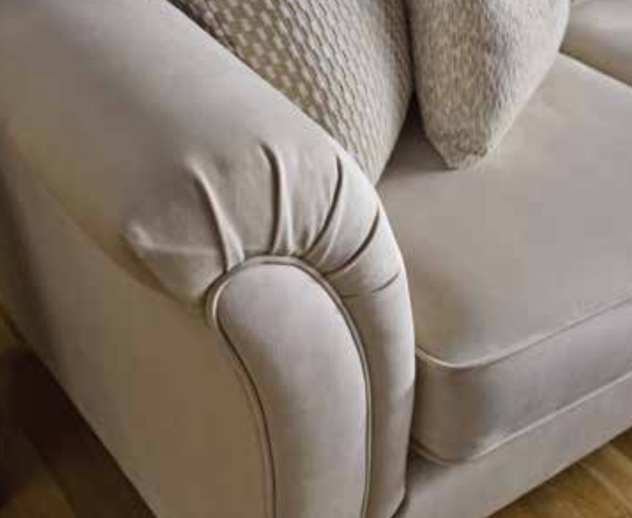 Belluci Curved Arm Fabric Sofa & Corner Collection