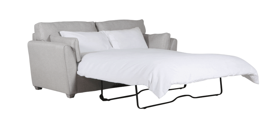 Cantrell 2 Seater Fabric Sofa Bed with Foam Mattress