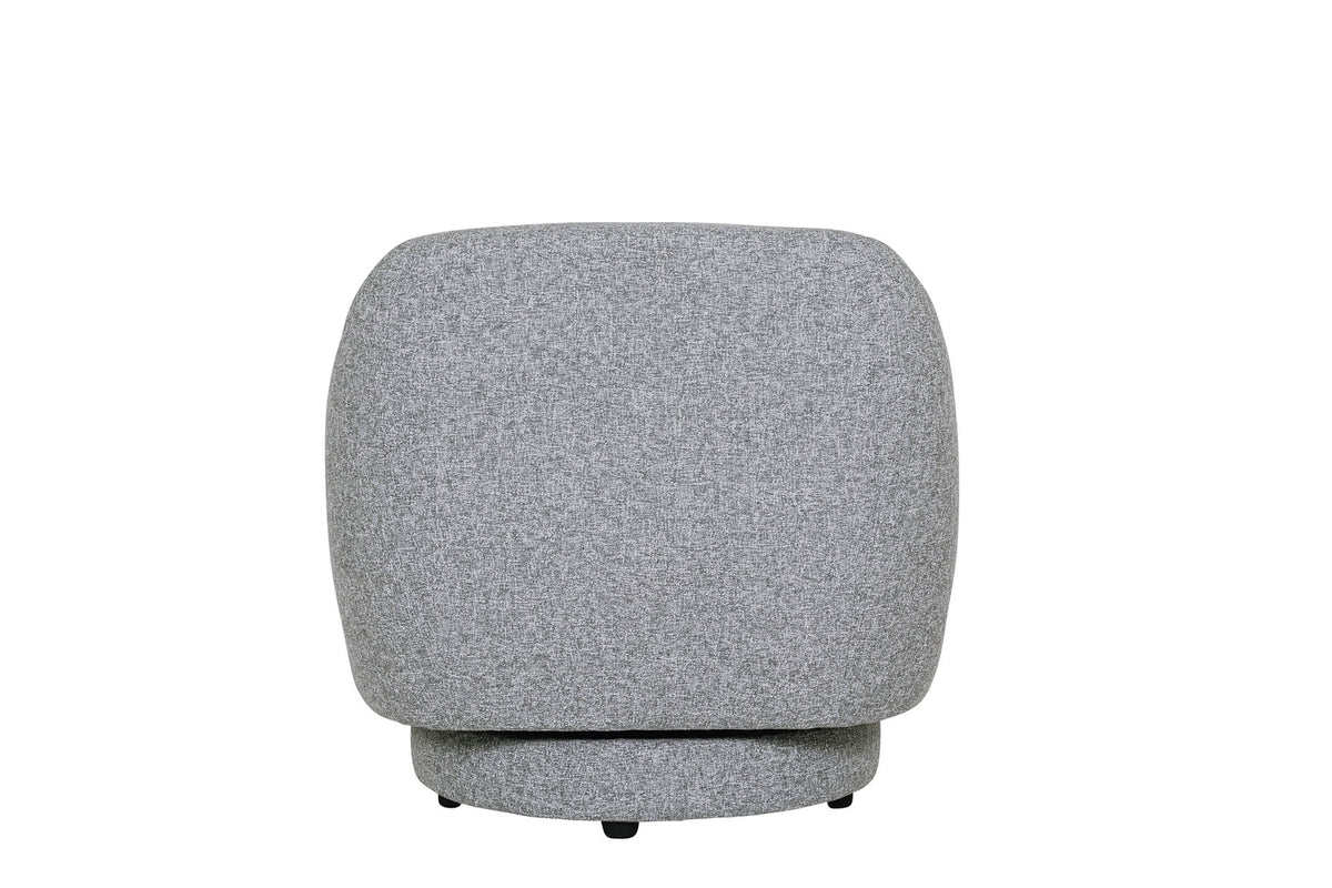 Spencer Grey Fabric Swivel Accent Chair with Pocket Sprung Seat