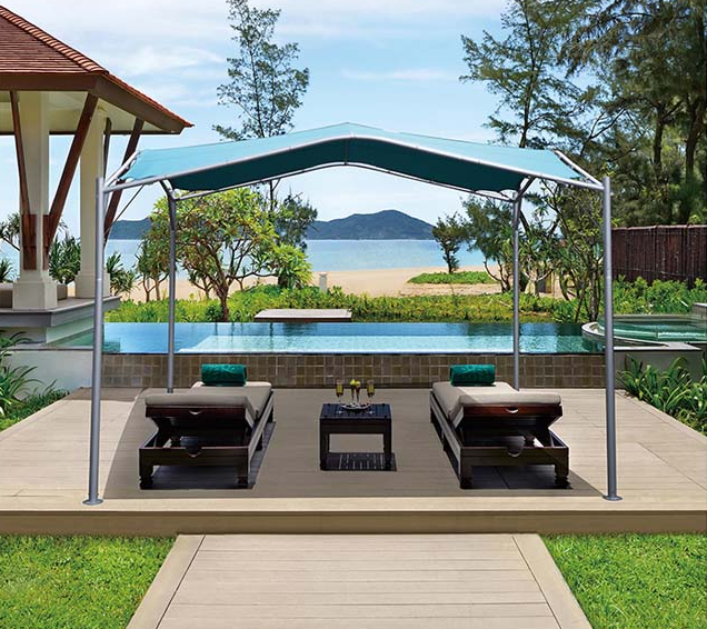 3.5 x 3.5m Gazebo with Blue Canopy | Gaze0249