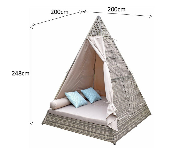 Signature Weave - Rattan Garden House Teepee | Teep0400