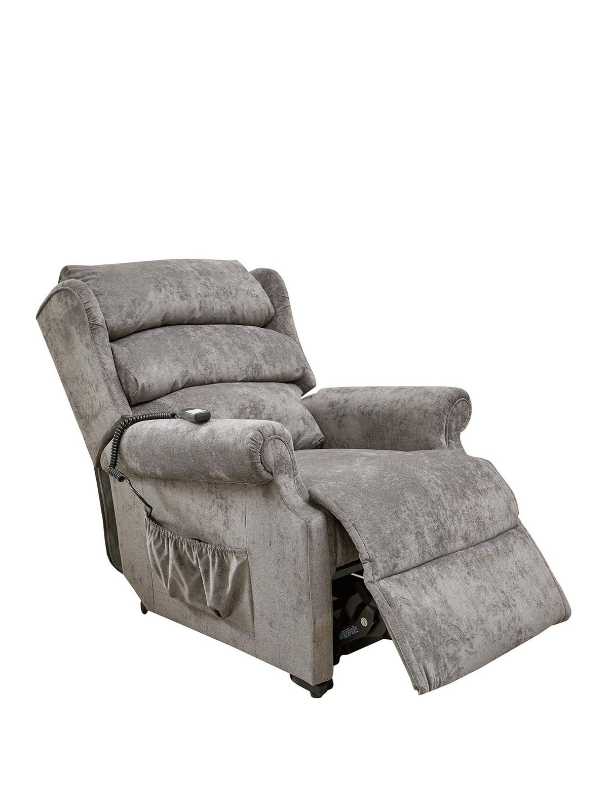 Hampton Fabric Lift and Rise Recliner Chair, Petite or Standard