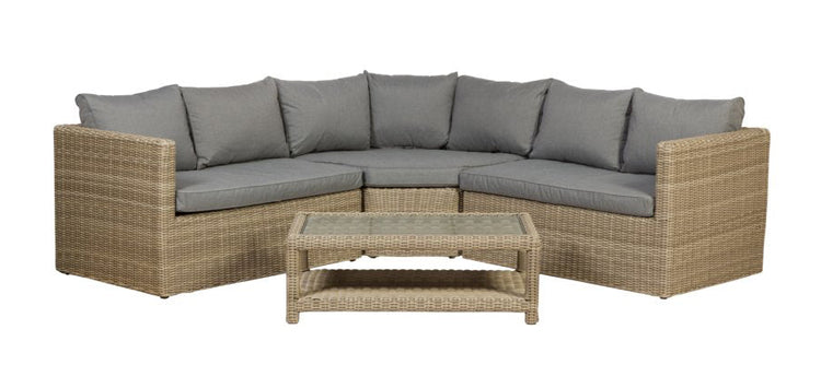 Rattan Wentworth Corner Lounging Set | AMIR | WENCORLOU-WS