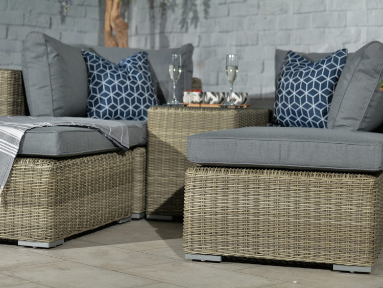 Rattan Wentworth 4 Seater Multi Setting Relaxer Set | AMIR | WENSUNLOU-WS