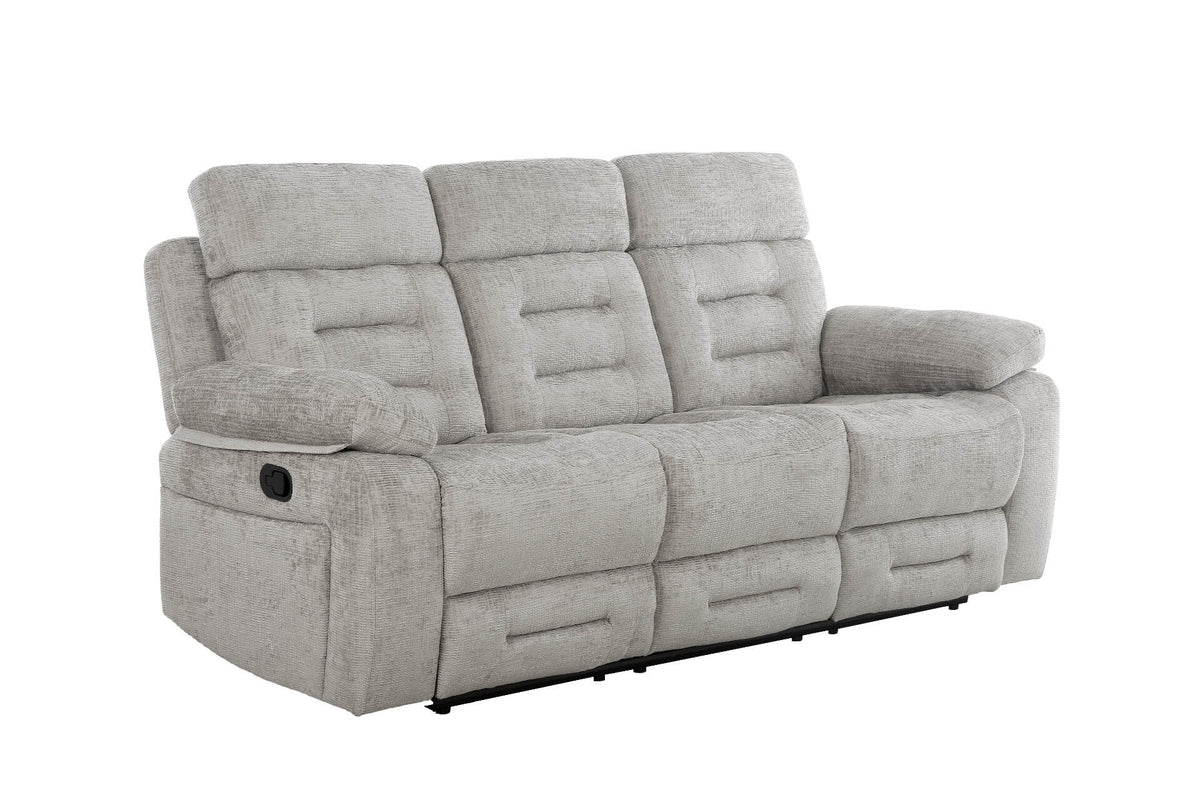 Wilbur Fabric Manual Recliner Corner Sofa