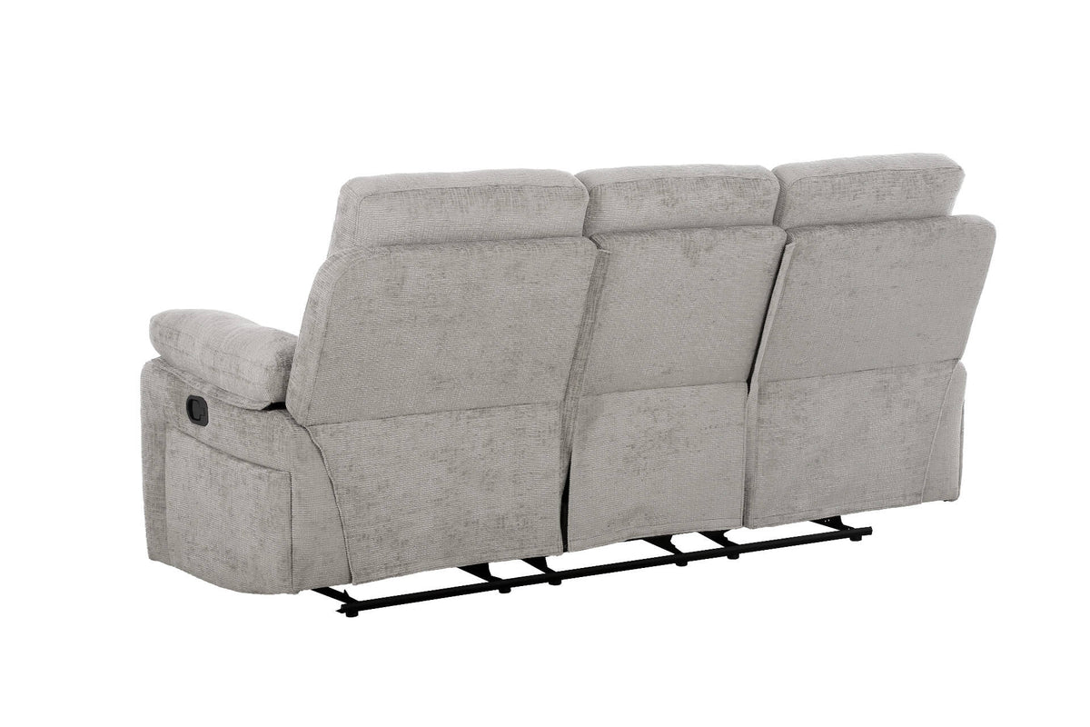 Wilbur Fabric Manual Recliner Corner Sofa