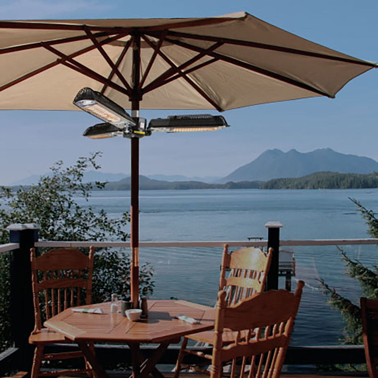 Homeflair -2000W Vulcan Parasol Tri Electric Patio Heater