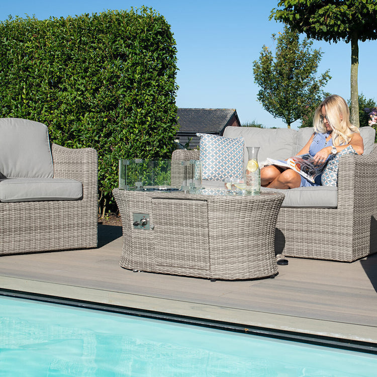 Homeflair - Oxford 2 Seat Rattan Sofa Set