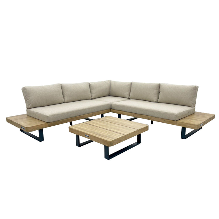 Maze Living -Roma Rope Weave Corner Dining Set