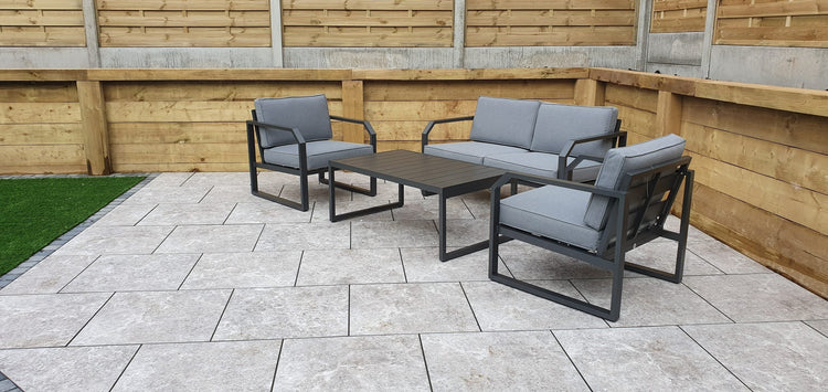 Signature Weave - Rattan Aluminium 2 Seater Sofa Set | Alarna | Alar0358