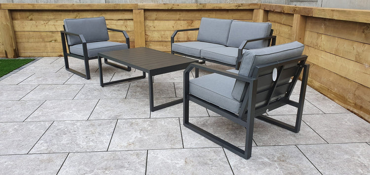 Signature Weave - Rattan Aluminium 2 Seater Sofa Set | Alarna | Alar0358