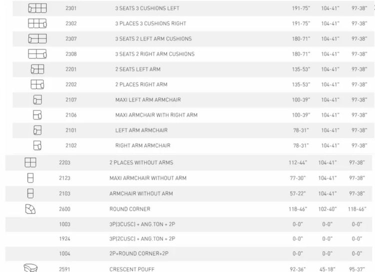 Aldebaran Leather Sofa Collection | Newtrend Concepts Italia