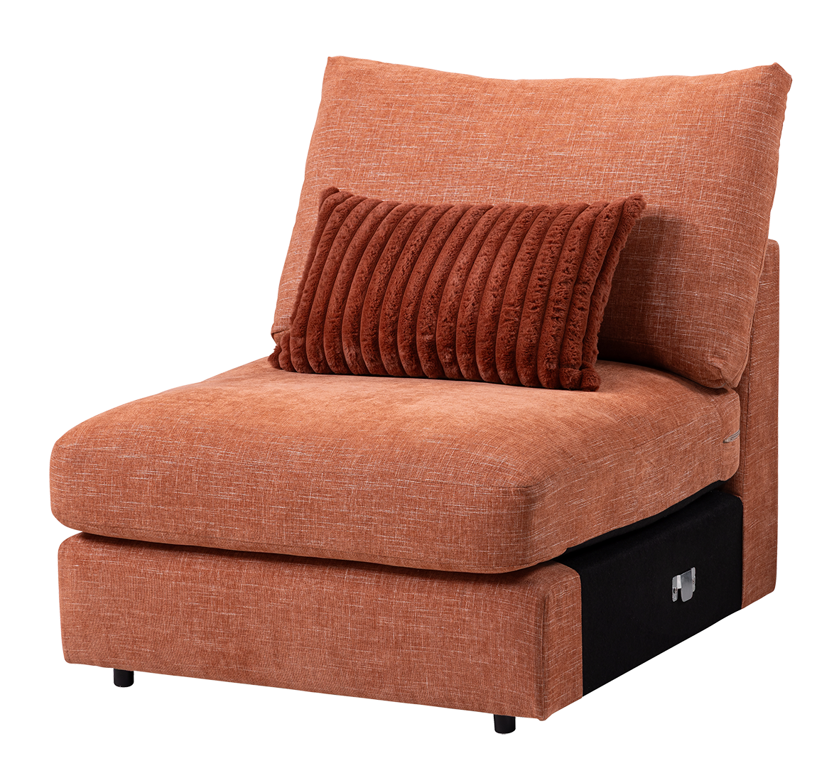Midsummer Modular Chenille Sofa Collection with Feather Seats