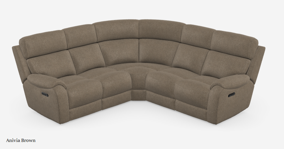Winchester Fabric Modular Corner Sofa, Static, Manual or Electric Recliner