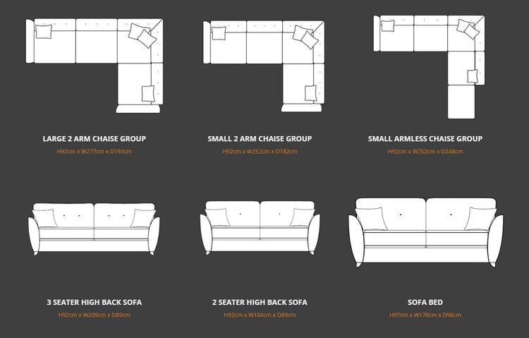 Athena Fabric Sofa Collection | Lebus Upholstery
