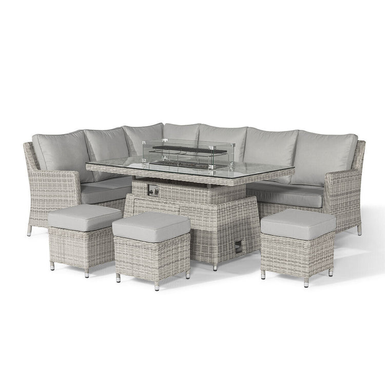 Homeflair - Oxford Corner Rattan Dining Set