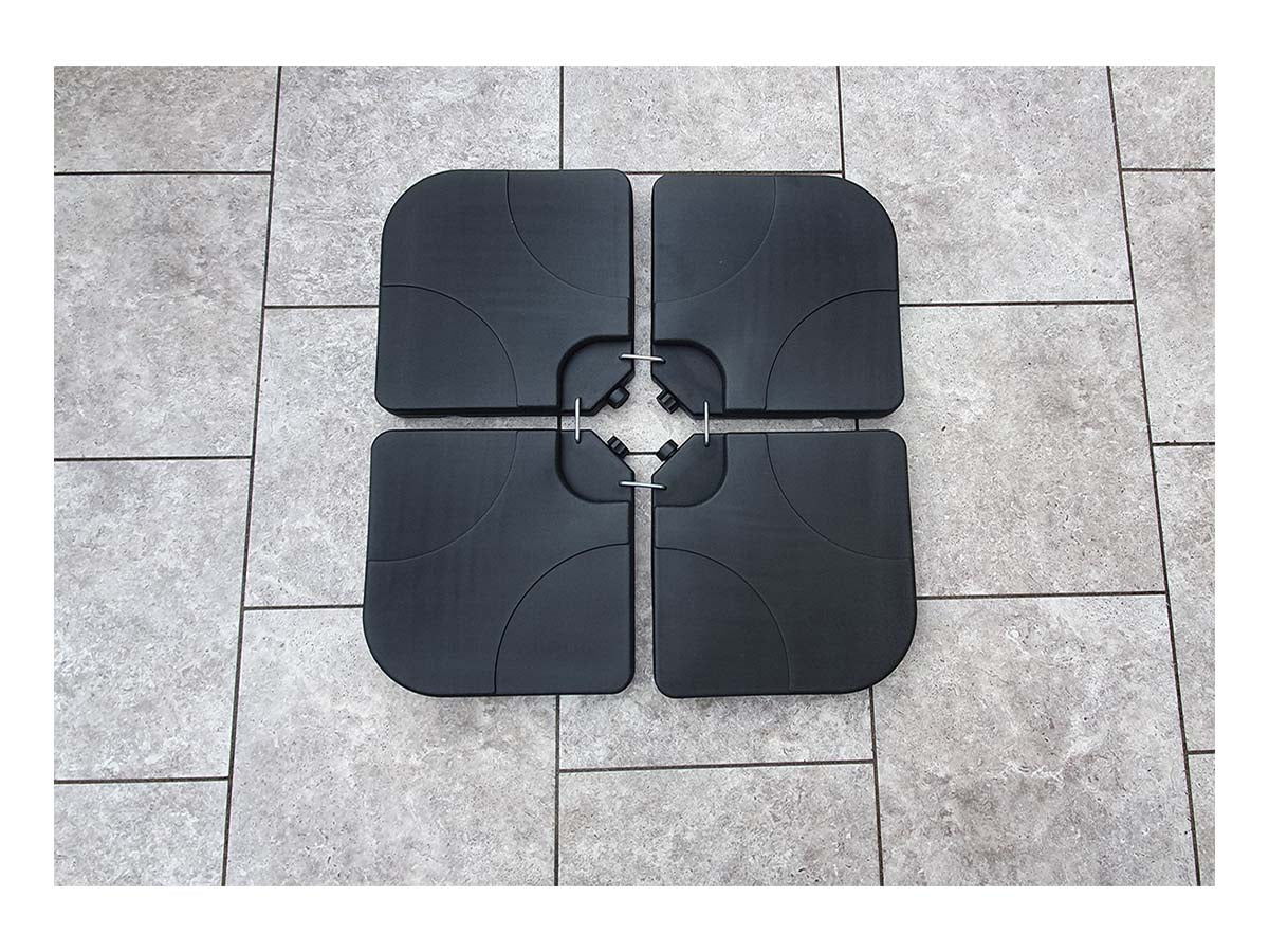 Set of 4 Fillable Plastic Bases for 3m Roma, Banana & Cantilever Parasols