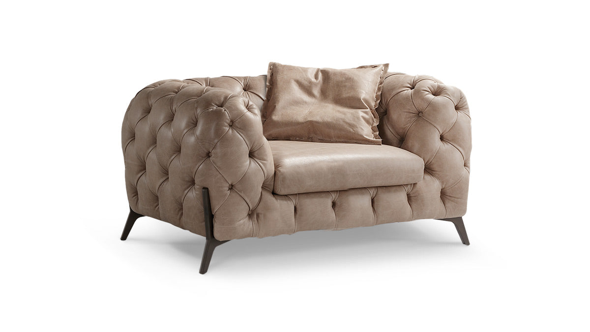 Batal Low Italian Leather Sofa Collection