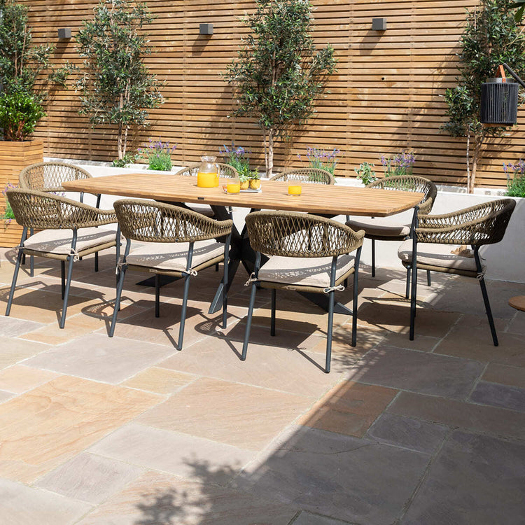 Maze Living - Bali Rope Weave Dining Set