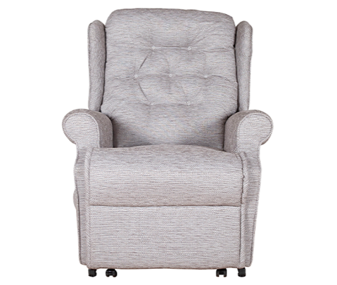 Belvedere High Back Fabric Lift and Rise Recliner Chair, Petite or Standard