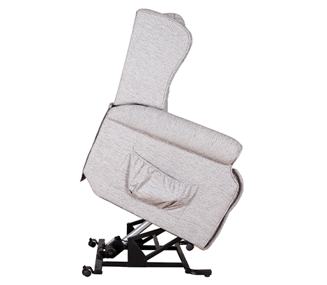 Belvedere High Back Fabric Lift and Rise Recliner Chair, Petite or Standard