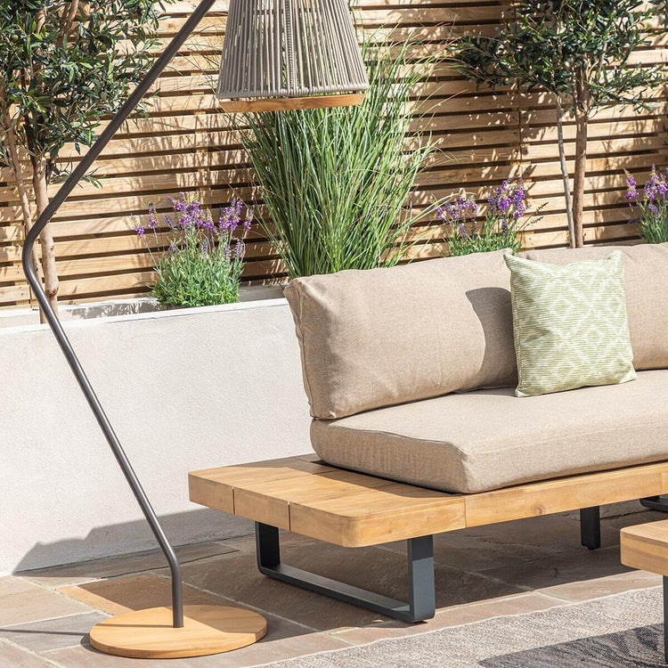 Maze Living -Roma Rope Weave Corner Dining Set