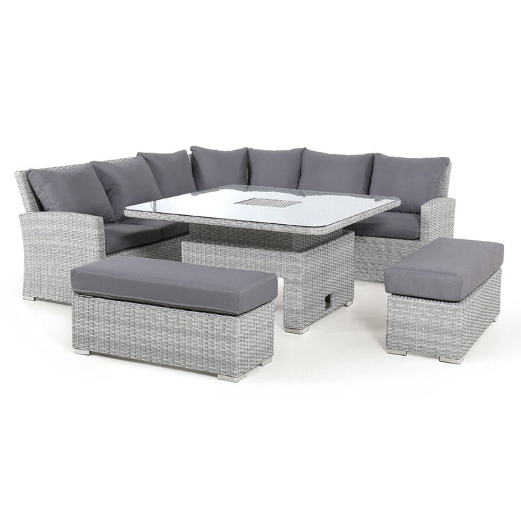 Homeflair - Ascot Deluxe Rattan Corner Dining Set