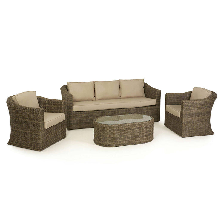 Homeflair -Winchester 3 Seat Rattan Sofa Set