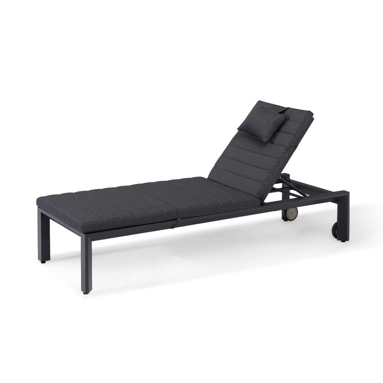 Homeflair - Manhattan Aluminium Sunlounger