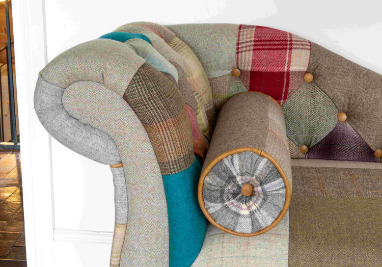 Chester LHF Patchwork Chaise | Vintage