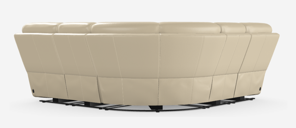 Winchester Leather Modular Corner Sofa, Static, Manual or Electric Recliner
