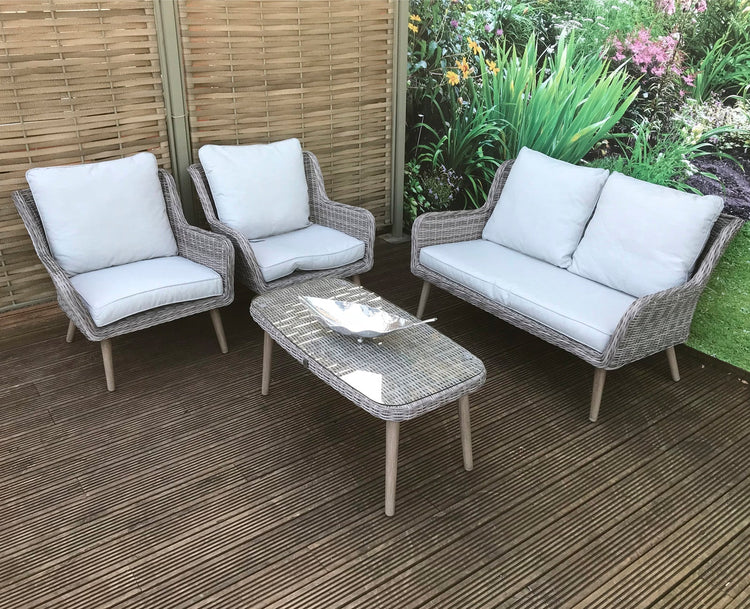 Signature Weave - Rattan Danielle 4  Seater Dining Sofa Set Danielle | Dani0158