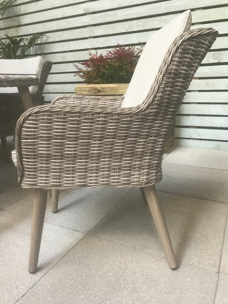 Signature Weave - Rattan Rectangular Dining Table + 6 Chairs Set | Danielle | Dani0189