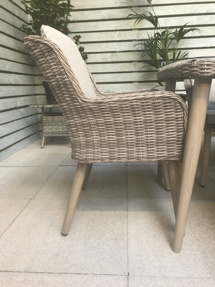 Signature Weave - Rattan Rectangular Dining Table + 6 Chairs Set | Danielle | Dani0189