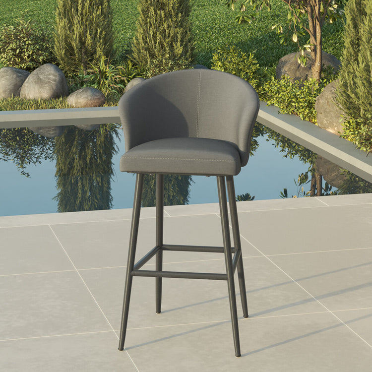 Maze Rattan - Outdoor Fabric Zen Bar Stool